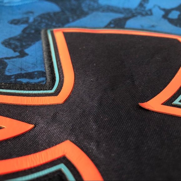 Under Armour Mens Blue Logo Allover Print Hoodie S - Picture 15 of 15